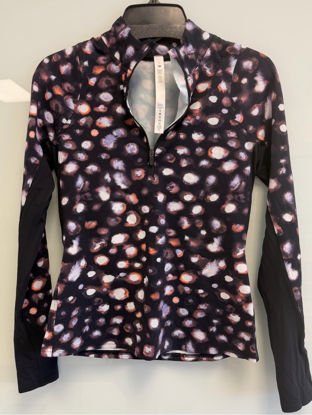 Lululemon Nuxlux long sleeve tennis half zip Size 6.